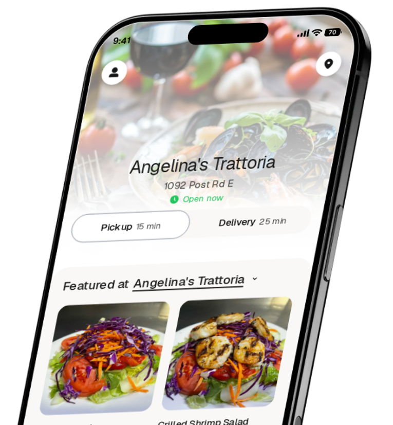 Angelina's Trattoria app preview